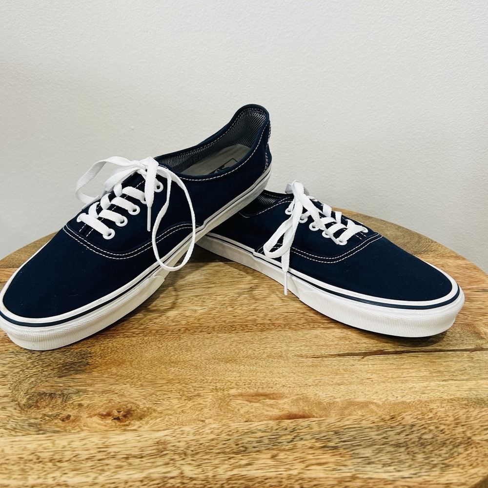 Vans Off The Wall Dress Blue Sneakers Skate Shoes Mens Size 13 721356 Dog Town